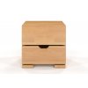 Noční stolek Hessler II z masivu buku - přírodní
