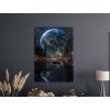 Obraz Pohľad na planétu (Velikost obrazu A1, Barva rámu Bez rámu, Povrchová úprava 3D)
