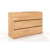 Dřevěná komoda buk Sandemo 3S - přírodní