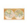 Historická mapa Orbis Terrae Compendiosa Descriptio (Povrchová úprava Matná, Rozměr obrazu 25 x 45 cm)