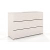 Komoda z masivu Hessler 3 buk - bílá