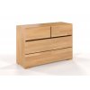 Dřevěná komoda buk Sandemo 4 - přírodní