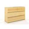 Dřevěná komoda borovice Vestre 4 - přírodní