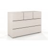 Komoda z masivu Hessler 5 borovice - bílá