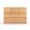 Komoda z masivu Hessler 5 buk - ořech