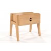 Noční stolek z masivu buku Radom - přírodní