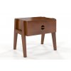 Noční stolek z masivu buku Radom - ořech