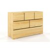 Komoda z masivu Sandemo 6 borovice - přírodní