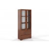 Vitrína z masivu Sandemo 2S80 buk - ořech