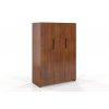Šatní skříň z masivu Bergman 3D buk - ořech