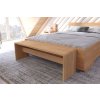Lavice z masivu Benk buk 120 cm - ořech