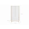 So sixty wardrobe dimensions