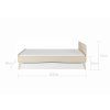 So sixty bed 90x200 dimensions