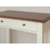 Toaletní stolek z masivu Bellu - bílá/ořech