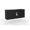 Černá komoda Merlin
