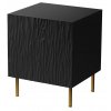 Černý noční stolek Jungle (2 ks)