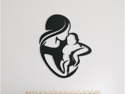 53652 holzsticker furs kinderzimmer mutterliebe