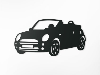 53766 holzsticker furs kinderzimmer cabriolet