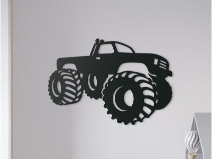 Kindersticker GELÄNDEWAGEN (Bildabmessungen 22 x 31,5 cm, Bildfarbe Grau)