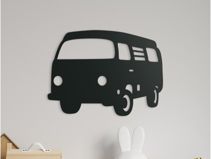 53781 wanddekoration fur kinder retro bus