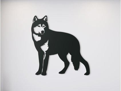 54120 3d sticker furchtloser wolf