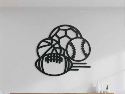 Holzsticker SPORTBÄLLE