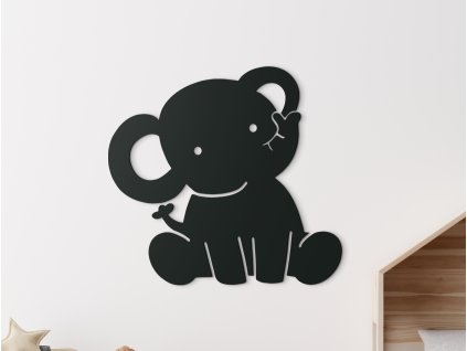 54849 wandsticker fur kinder kleiner elefant
