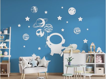 54900 kindersticker set kosmonaut im weltall 26 stuck