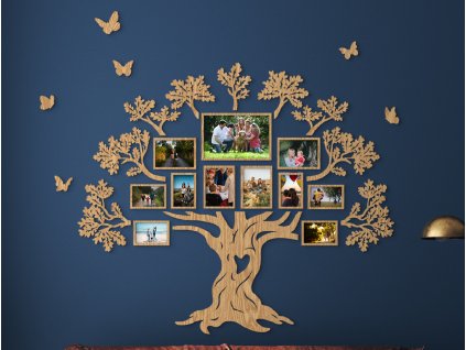 55194 fotorahmen lebensbaum mit schmetterlingen