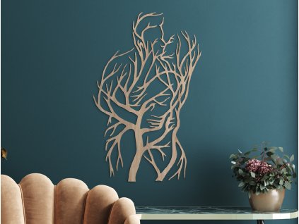 55758 holzdekoration baum der liebenden