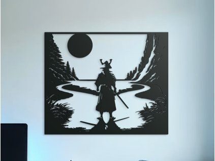 Wandbild MONDKRIEGER (Bildabmessungen 37 x 44,5 cm, Bildfarbe Grau)