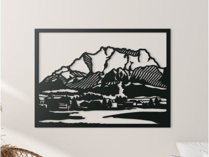 Bild Zugspitze (Bildabmessungen 33,5 x 45,5 cm, Bildfarbe Grau)