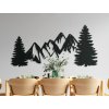 52518 modernes holzbild berge und wald