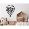 Holzbild FLIEGENDER BALLON MIT NATUR