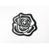 Ausgeschnittenes Bild ROSE (Bildabmessungen 22,5 x 24 cm, Bildfarbe Grau)