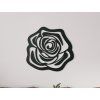 Ausgeschnittenes Bild ROSE (Bildabmessungen 22,5 x 24 cm, Bildfarbe Grau)