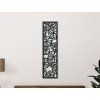 Modernes Wandbild BLUMENOASE (Bildabmessungen 201 x 53 cm, Bildfarbe Grau)