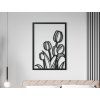 Modernes Holzbild TULPEN (Bildabmessungen 31,5 x 22,5 cm, Bildfarbe Grau)