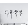 Holzsticker BLUMEN