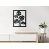 Holzbild Monstera deliciosa