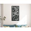 Wandbild BLUMENGARTEN (Bildabmessungen 31,5 x 15,5 cm, Bildfarbe Grau)