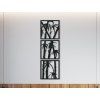 Mehrteiliges Bild BAMBUS (Bildabmessungen 45,5 x 14,5 cm, Bildfarbe Grau)