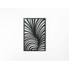 Modernes Bild BLATT (Bildabmessungen 31,5 x 21 cm, Bildfarbe Grau)