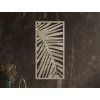 Modernes Bild PALMENBLATT (Bildabmessungen 31 x 15,5 cm, Bildfarbe Grau)