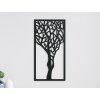Holzbild BAUM (Bildabmessungen 31,5 x 16 cm, Bildfarbe Grau)