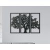 Mehrteiliges Holzbild BAUM (Bildabmessungen 21,5 x 31,5 cm, Bildfarbe Grau)
