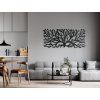 Wanddekoration BAUM (Bildabmessungen 58,5 x 133 cm, Bildfarbe Grau)