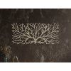 Wanddekoration BAUM (Bildabmessungen 58,5 x 133 cm, Bildfarbe Grau)