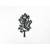 Holzsticker BAUM IM HERBST (Bildabmessungen 31,5 x 18 cm, Bildfarbe Grau)