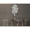 Holzsticker BAUM IM HERBST (Bildabmessungen 31,5 x 18 cm, Bildfarbe Grau)